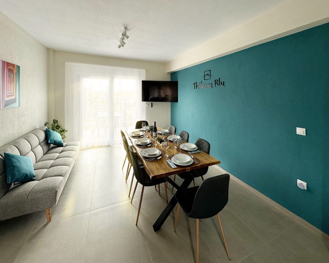 Thálassa Blu Family Maisonette in Nikiti, Chalkidiki, Greece Thálassa Blu Family Maisonette in Nikiti Chalkidiki Greece modern holiday home near the beach